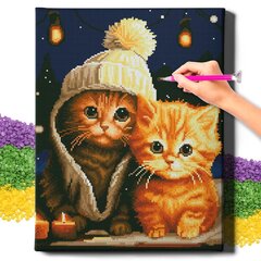 Diamond Mosaic 5D Diamond Painting Oh Art! Kissat, 40x50 cm hinta ja tiedot | Timanttimaalaukset | hobbyhall.fi