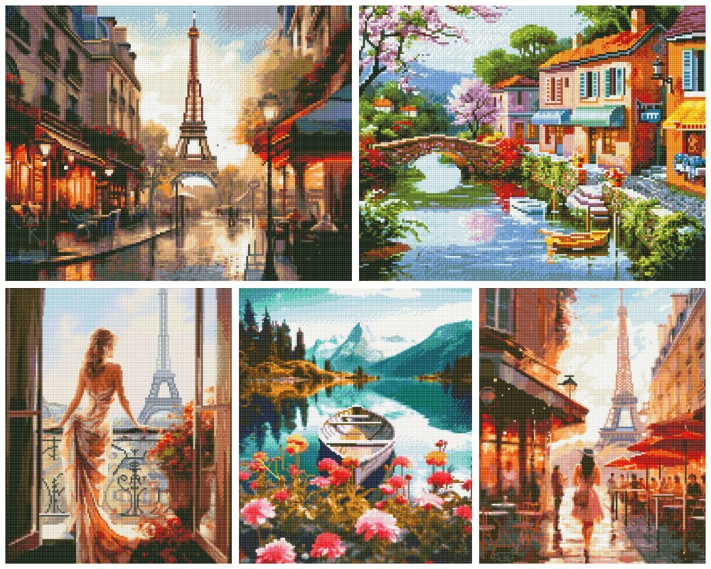 Diamond Mosaic 5D Diamond Painting Oh Art! Paris, 40x50 cm hinta ja tiedot | Timanttimaalaukset | hobbyhall.fi