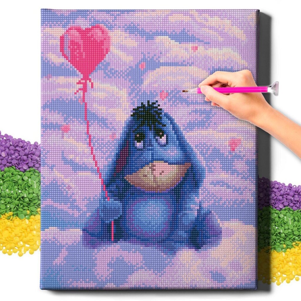 Diamond Mosaic 5D Diamond Painting Oh Art! Aasi, 20x30 cm hinta ja tiedot | Timanttimaalaukset | hobbyhall.fi