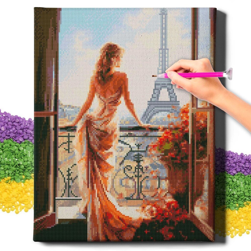 Diamond Mosaic 5D Diamond Painting Oh Art! Paris, 40x50 cm hinta ja tiedot | Timanttimaalaukset | hobbyhall.fi