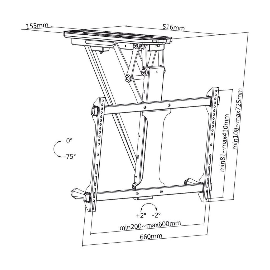 Maclean MC-880 32"-70" hinta ja tiedot | TV-seinätelineet | hobbyhall.fi