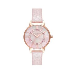 Olivia Burton Wonderland Pink naisten rannekello 891193788 hinta ja tiedot | Naisten kellot | hobbyhall.fi