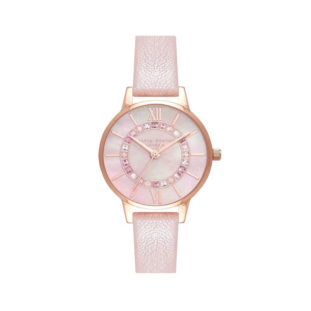 Olivia Burton Wonderland Pink naisten rannekello 891193788 hinta ja tiedot | Naisten kellot | hobbyhall.fi