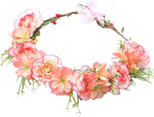 Roses hiusseppele FLOWERS pioni puuterimainen boho hinta ja tiedot | Korvakorut | hobbyhall.fi