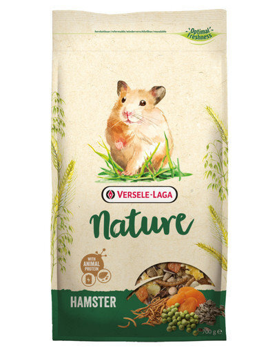 Versele Laga hamsteriruoka Hamster Nature, 0,7 kg hinta ja tiedot | Pieneläinten ruoat | hobbyhall.fi