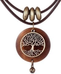 Vintage Tree of Life -kaulakoru boho-hihnassa hinta ja tiedot | Korvakorut | hobbyhall.fi