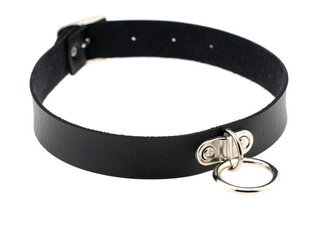 Punk-nahkainen choker-kauluskaulakoru Tumma hinta ja tiedot | Korvakorut | hobbyhall.fi