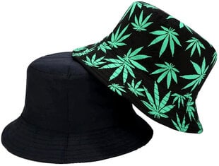 BUCKET HAT KALASTUShattu kaksipuolisilla lehdillä hinta ja tiedot | Miesten hatut, huivit ja käsineet | hobbyhall.fi