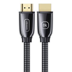 Usams 8K HDMI 2m, musta hinta ja tiedot | Kaapelit ja adapterit | hobbyhall.fi