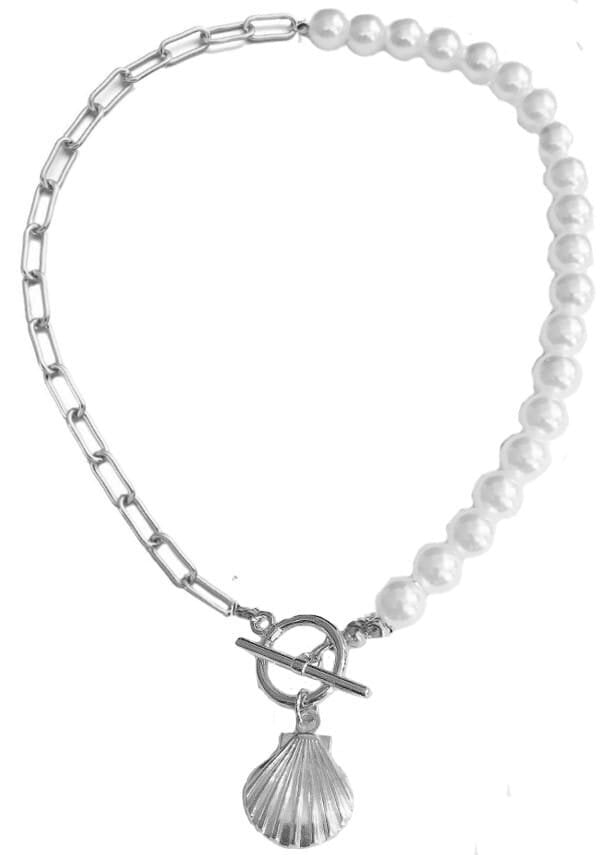 Pearl choker kaulakoru helmi kuoriketju hinta ja tiedot | Korvakorut | hobbyhall.fi