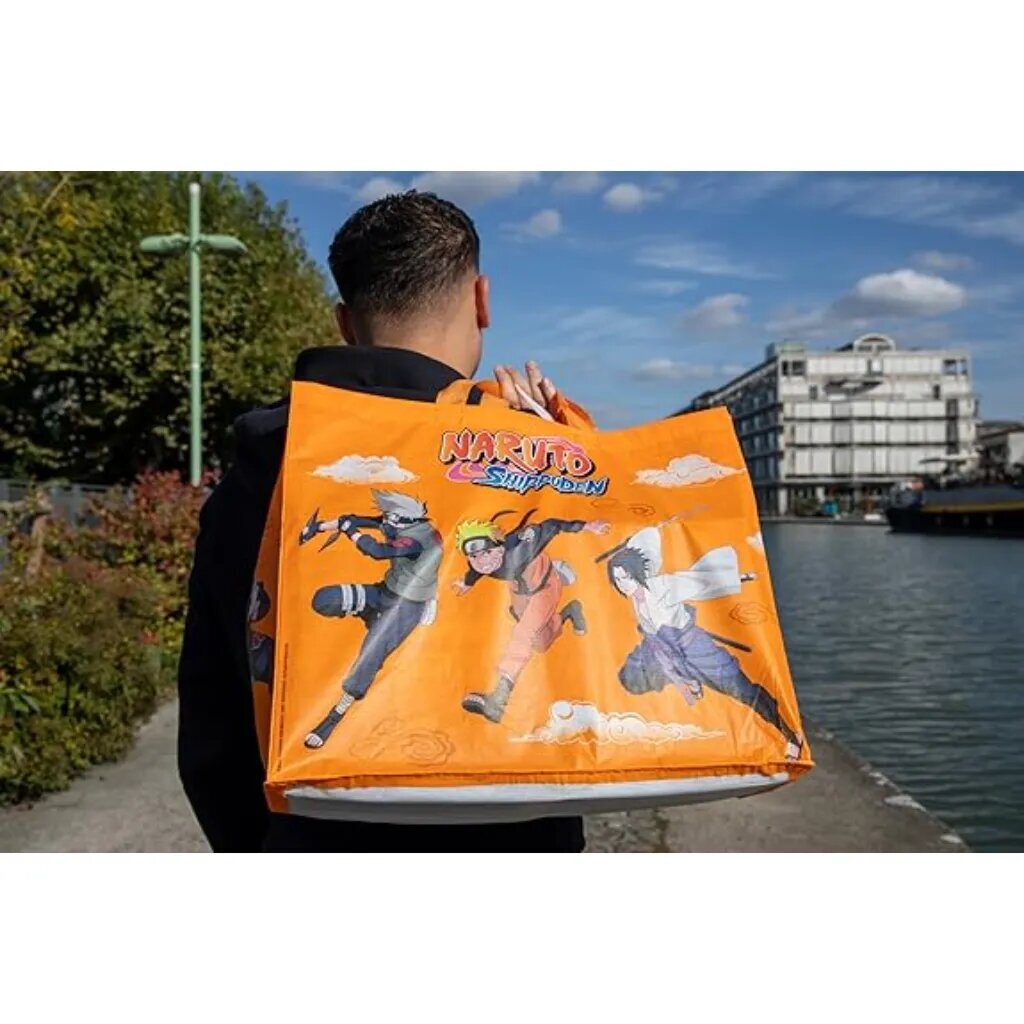 Anime ostoskassi Konix Naruto Shippuden 40x45x20cm, oranssi hinta ja tiedot | Pelien oheistuotteet | hobbyhall.fi