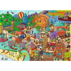 Trefl Puzzle 500 Spy Guy Lost Objects Europe 37481 hinta ja tiedot | Lautapelit ja älypelit | hobbyhall.fi