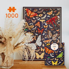 CZUCZU Puzzlove Moths -palapeli 1000 kpl 92832 hinta ja tiedot | Lautapelit ja älypelit | hobbyhall.fi