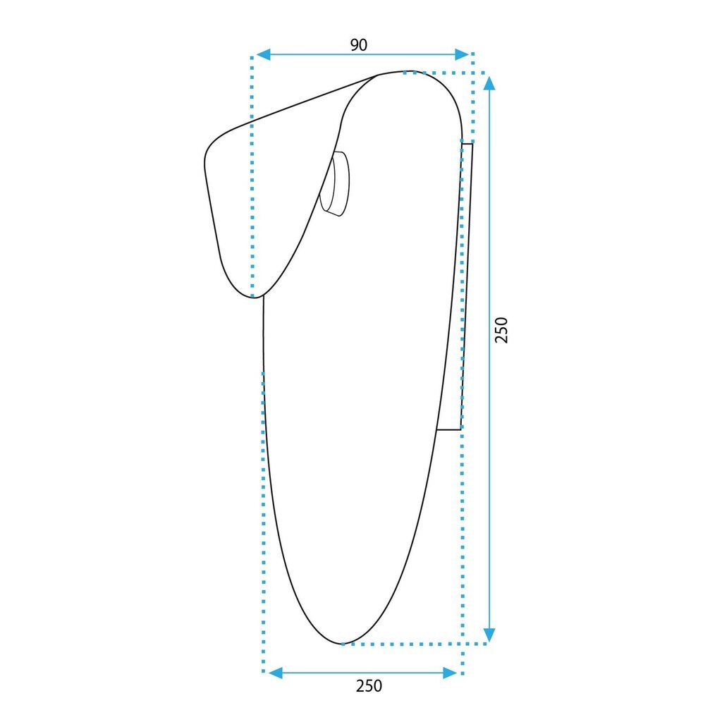 APP1430-W KULLAVALAISIN hinta ja tiedot | Seinävalaisimet | hobbyhall.fi