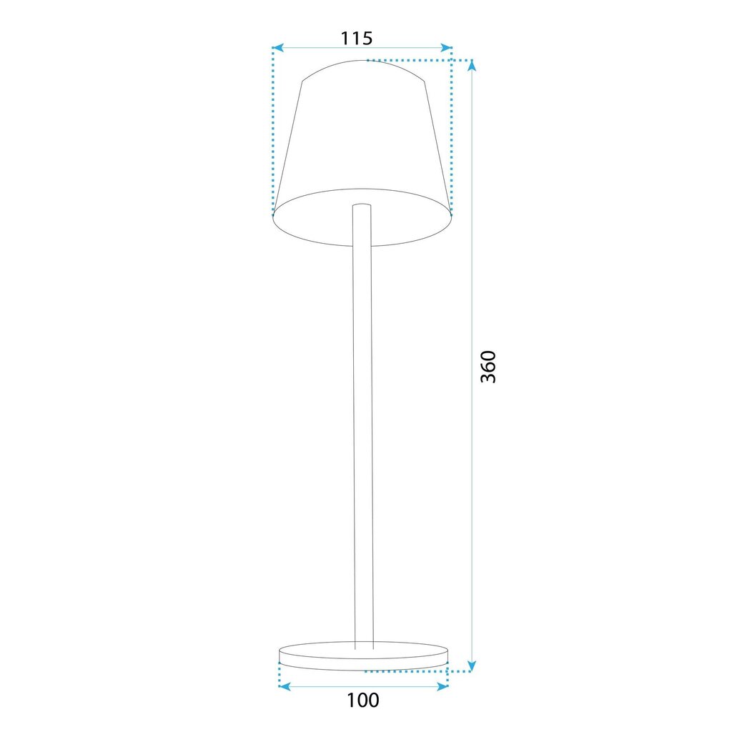 APP1366-T RUSKEA LAMPPU hinta ja tiedot | Pöytävalaisimet | hobbyhall.fi