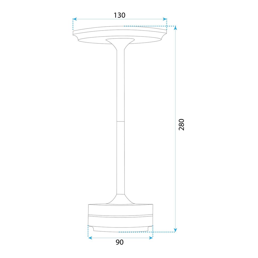 APP1372-T VANHA KULLAVALAISIN hinta ja tiedot | Pöytävalaisimet | hobbyhall.fi