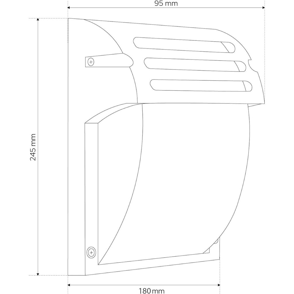 SEINÄVALAISIN RSL013-1W hinta ja tiedot | Puutarha- ja ulkovalot | hobbyhall.fi