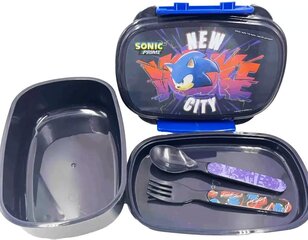 Sonic Prime Sandwich Box -ruokailuvälinesarja hinta ja tiedot | Elintarvikkeiden säilytysastiat | hobbyhall.fi