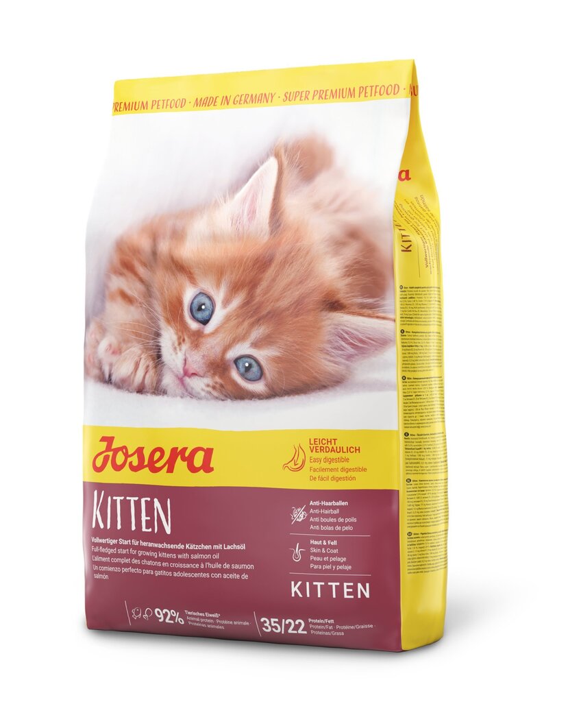 Kuivaruoka kissanpennuille Josera Kitten, 2 kg hinta ja tiedot | Kissan kuivaruoka | hobbyhall.fi