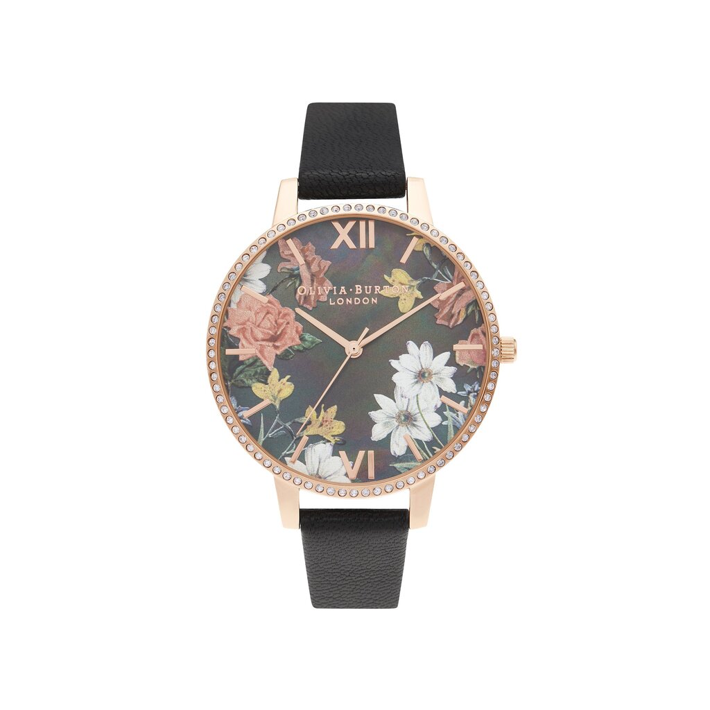 Olivia Burton Sparkle Floral rannekello hinta ja tiedot | Naisten kellot | hobbyhall.fi