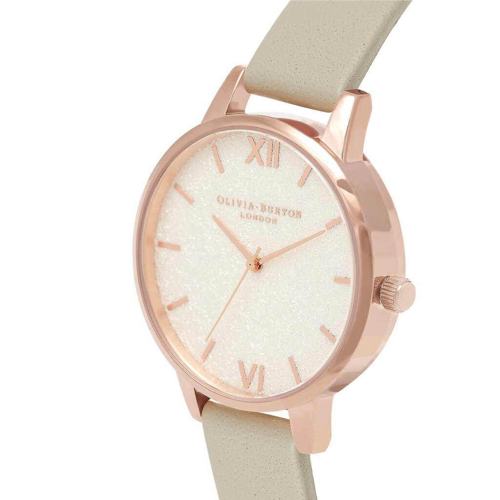 Olivia Burton White Glitter Dial naisten rannekello hinta ja tiedot | Naisten kellot | hobbyhall.fi