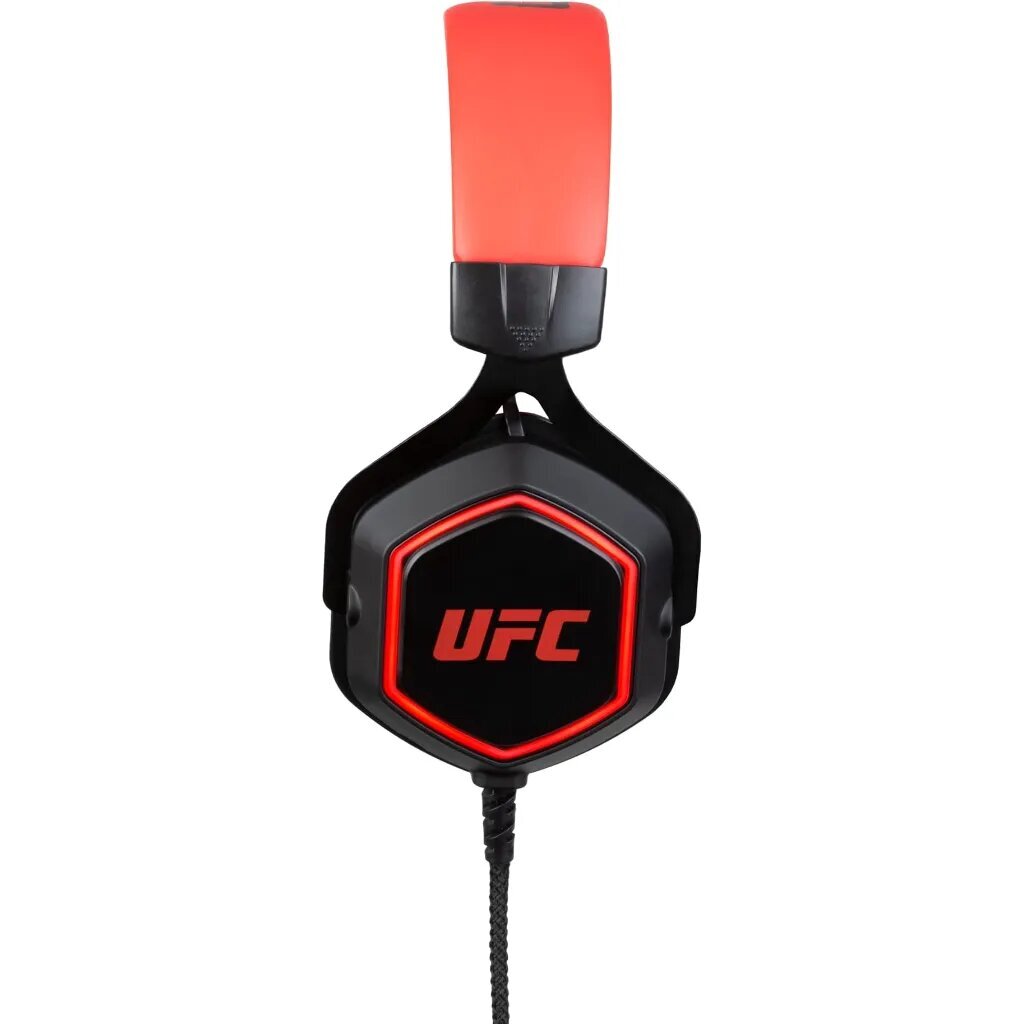 Pelikuulokkeet UFC Pro Konix, 7.1 surround-ääni, musta-punainen hinta ja tiedot | Kuulokkeet | hobbyhall.fi