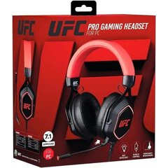 Pelikuulokkeet UFC Pro Konix, 7.1 surround-ääni, musta-punainen hinta ja tiedot | Kuulokkeet | hobbyhall.fi