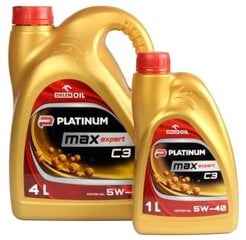 OrlenOil Platinum Max Expert C3 5W-40 moottoriöljy, 4L hinta ja tiedot | Moottoriöljyt | hobbyhall.fi