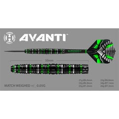 Darts Harrows Avanti 90% Steeltip, 3 kpl, monivärinen hinta ja tiedot | Darts | hobbyhall.fi