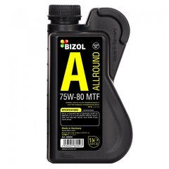 Öljy BIZOL Allround Gear Oil MTF 75W-80 1 ltr (88950) hinta ja tiedot | Voiteluöljyt ja -nesteet | hobbyhall.fi