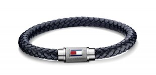 Miesten nahkaranneke Tommy Hilfiger TH2701000 hinta ja tiedot | Miesten korut | hobbyhall.fi