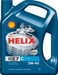 Shell Helix HX7 5W40 moottoriöljy, 4L hinta ja tiedot | Moottoriöljyt | hobbyhall.fi