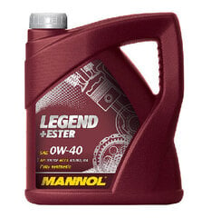 Moottoriöljy Mannol 7901 Legend+Ester 0W-40, 4 l hinta ja tiedot | Moottoriöljyt | hobbyhall.fi