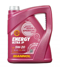 Moottoriöljy Mannol 7906 Energy Ultra JP 5W-20, 5 l hinta ja tiedot | Moottoriöljyt | hobbyhall.fi