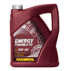 Mannol 7913 Energy Formula PD 5W-40 moottoriöljy, 5L hinta ja tiedot | Moottoriöljyt | hobbyhall.fi