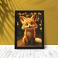 Diamond Mosaic 5D Diamond Painting Oh Art! Kettu, 30x40 cm hinta ja tiedot | Timanttimaalaukset | hobbyhall.fi