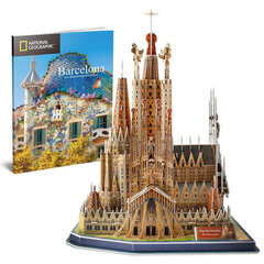 CUBICFUN 3D Palapeli National Geographic Sagrada Familia hinta ja tiedot | CubicFun Lapset | hobbyhall.fi