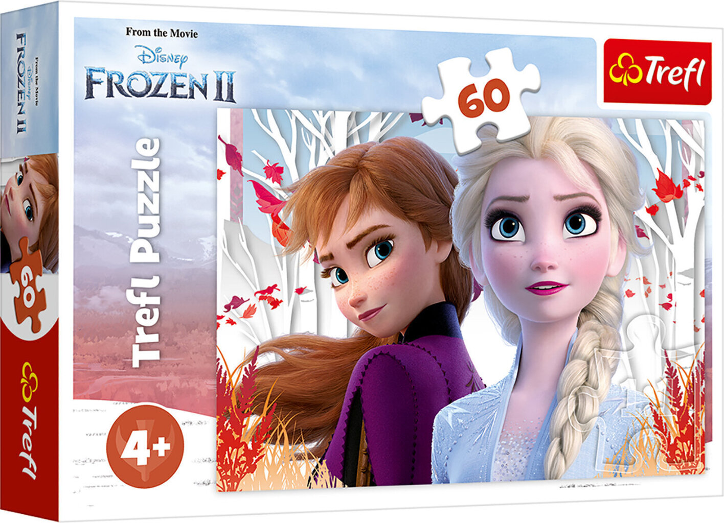 TREFL FROZEN Palapeli TREFL FROZEN 2, 60 palaa hinta ja tiedot | Palapelit | hobbyhall.fi