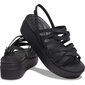 Naisten sandaalit Crocs™ Brooklyn Strappy Low Wedge, musta hinta ja tiedot | Naisten avokkaat ja sandaalit | hobbyhall.fi