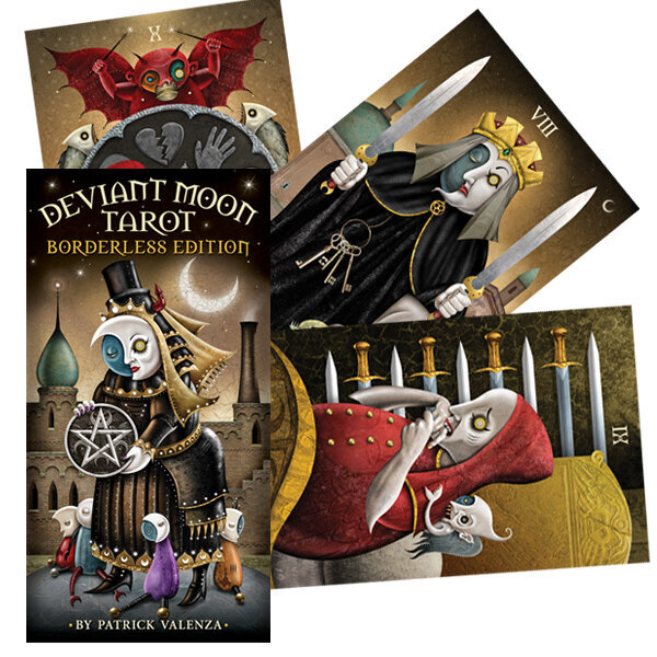 Tarot Cards Deviant Moon Borderless Edition hinta ja tiedot | Esoteria | hobbyhall.fi