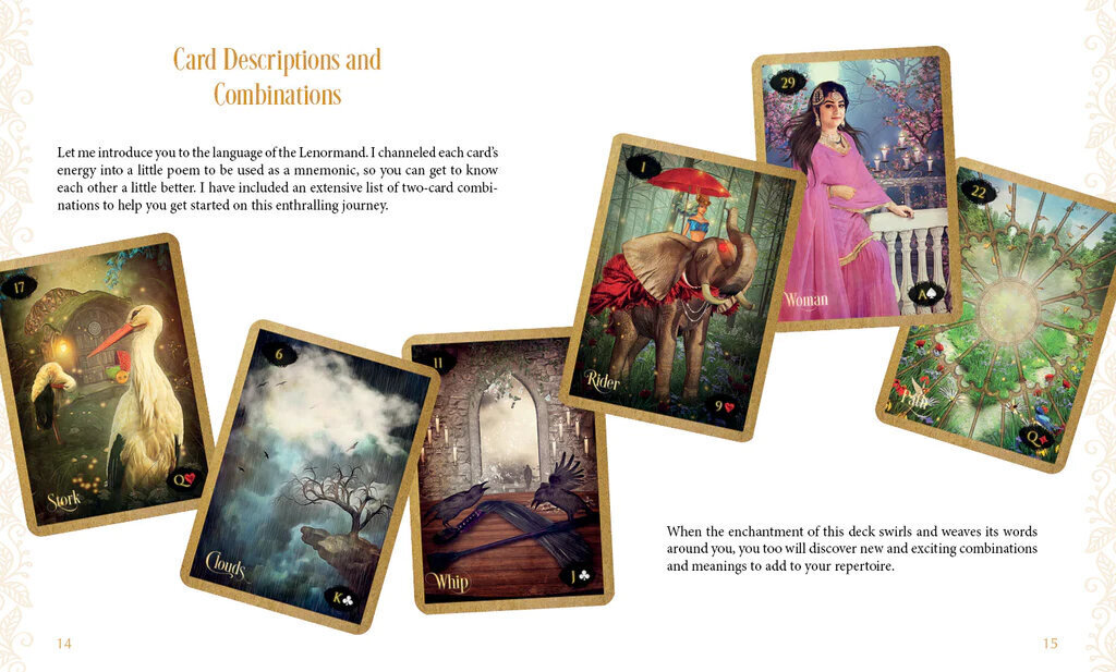 Tarot-kortit Schiffer Publishing Lenormand of Enchantment hinta ja tiedot | Esoteria | hobbyhall.fi