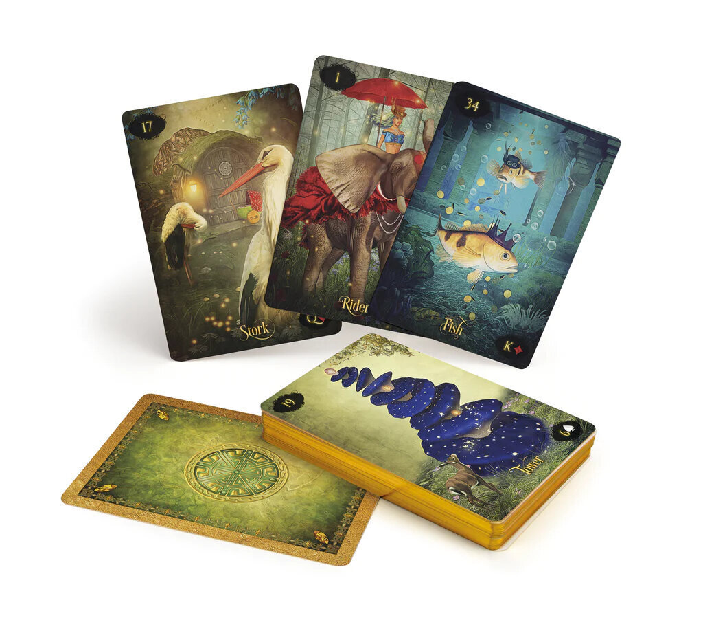 Tarot-kortit Schiffer Publishing Lenormand of Enchantment hinta ja tiedot | Esoteria | hobbyhall.fi