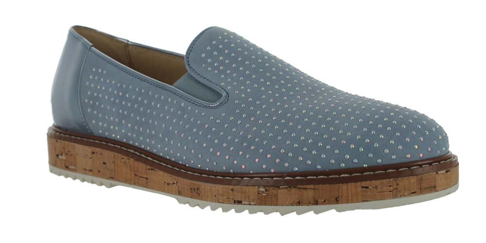 Naisten Gaborin nahkaiset espadrillot siniset slip-onit hinta ja tiedot | Naisten kengät | hobbyhall.fi