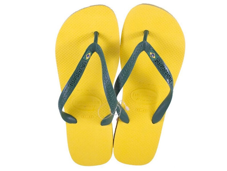 HAVAIANAS BRASIL keltaiset naisten varvastossut