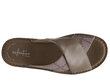 Clarks Women's Blake Sydney oliivinvärinen nahkaiset slip-on flip-flopit. hinta ja tiedot | Naisten sandaalit ja tossut | hobbyhall.fi