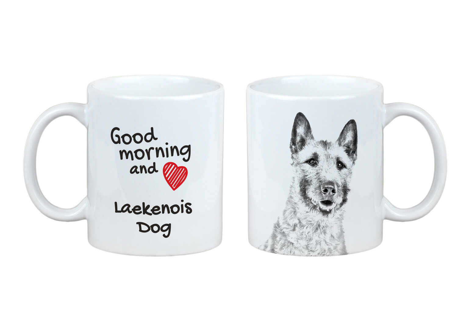 Laekenois Belgianpaimenkoira - koira-muki, valokuvamuki, Art-Dog -brändin personoitu lahja hinta ja tiedot | Lasit, mukit ja kannut | hobbyhall.fi