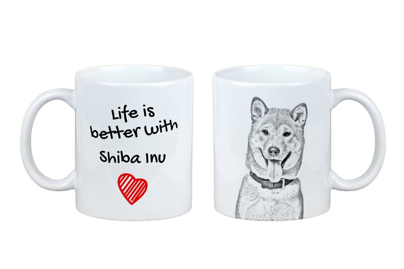 Shiba Inu - koira-muki, valokuvamuki, Art-Dog -brändin personoitu lahja