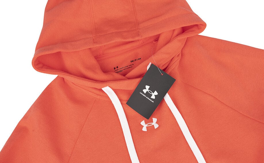 Naisten neule Under Armour Rival Fleece Hb -huppari 1356317 877, oranssi hinta ja tiedot | Naisten hupparit, collegepaidat ja villapaidat | hobbyhall.fi