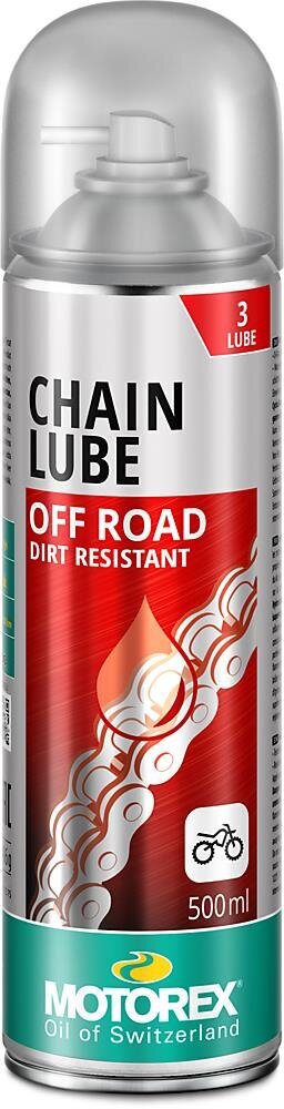 Ketjuvoiteluaine Motorex Chain Lube Off Road, 0,5L hinta ja tiedot | Autokemikaalit | hobbyhall.fi