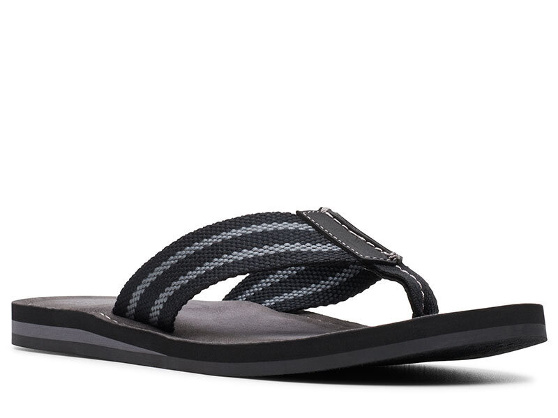 CLARKS Miesten Lacono Post harmaat flip flopit hinta ja tiedot | Miesten sandaalit ja tossut | hobbyhall.fi